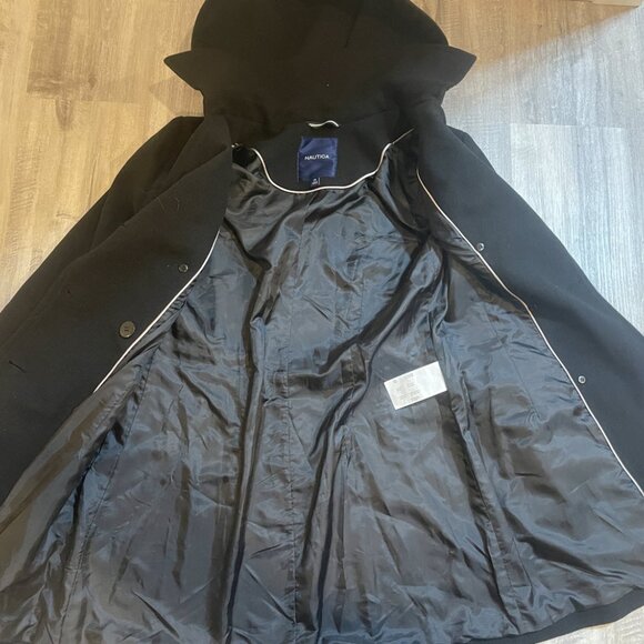 Nautica womens Double Breasted Peacoat With Removeable Hood XS - Picture 8 of 11